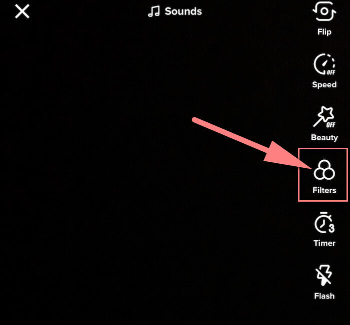 如何添加TikTok滤镜
